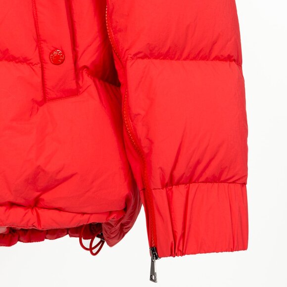 Moncler Etival Red Quilted Hooded Down Jacket - Picture 7 of 16
